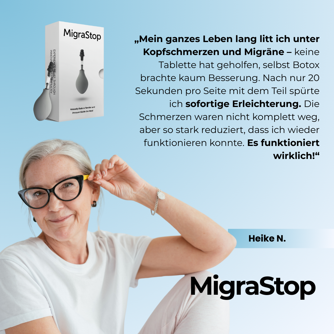 MigraStop - Die Soforthilfe bei Migräne