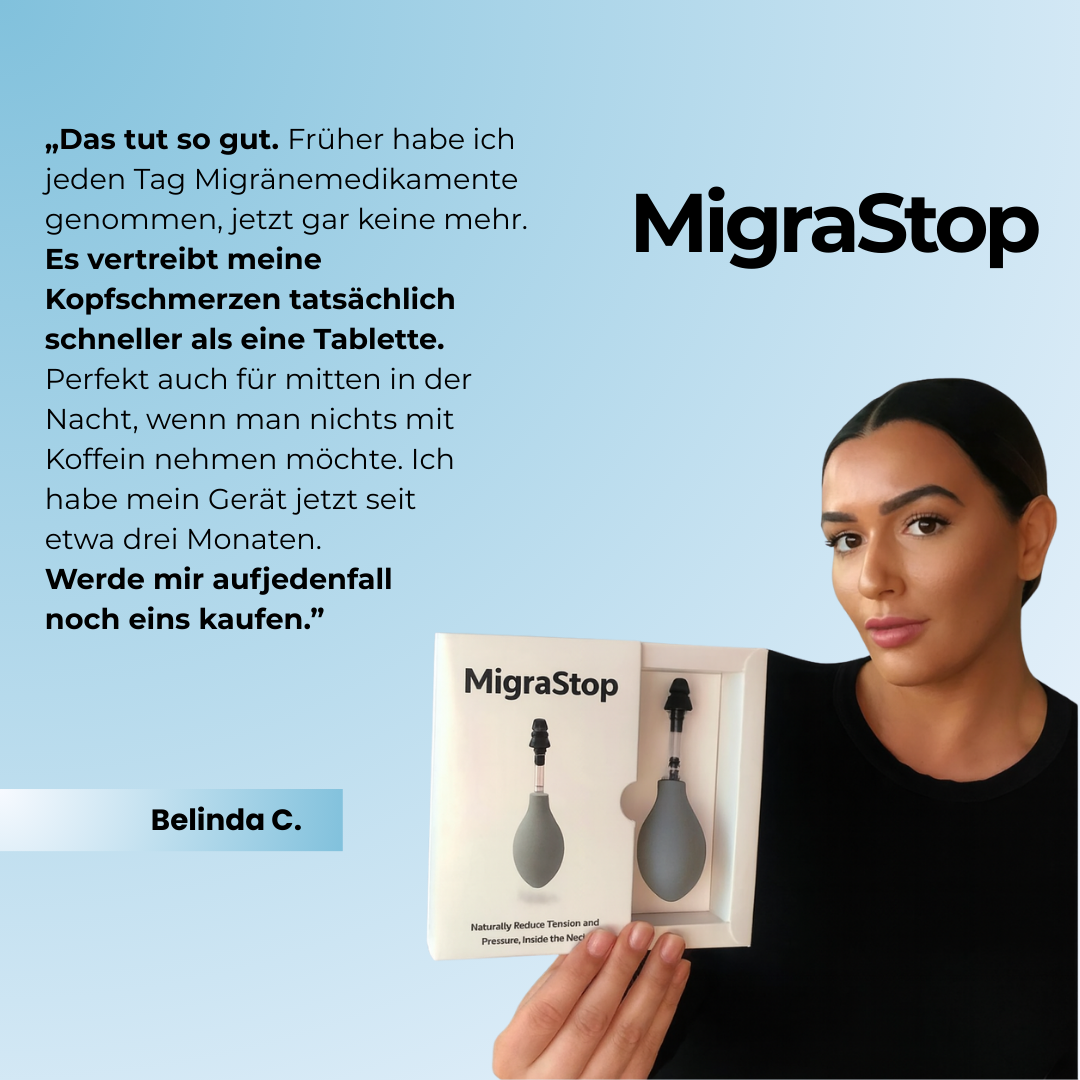 MigraStop - Die Soforthilfe bei Migräne