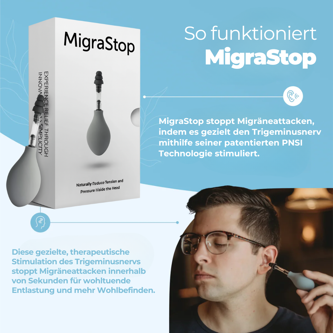 MigraStop - Die Soforthilfe bei Migräne